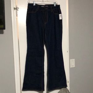 NWT Old Navy high rise flare jeans 10 Short